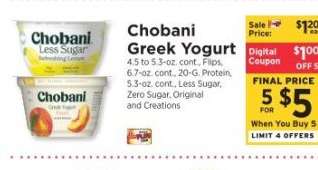 Chobani Greek Yogurt