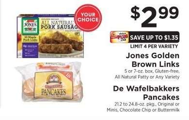 Jones Golden Brown Links / De Wafelbakkers Pancakes