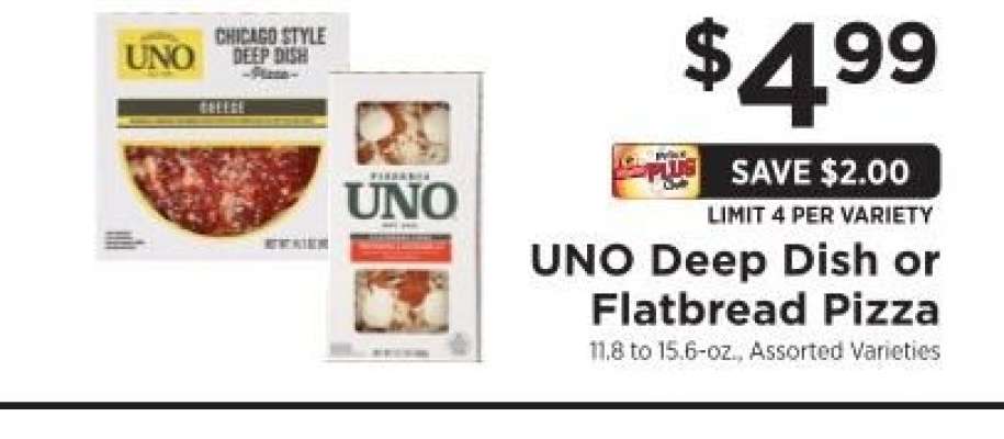 UNO Deep Dish or Flatbread Pizza