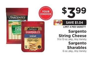 Sargento String Cheese / Sargento Sharables