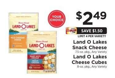 Land O Lakes Snack Cheese / Cheese Cubes