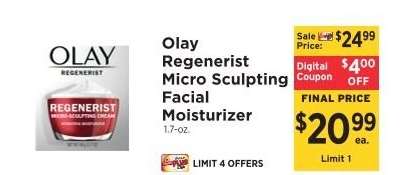 Olay Regenerist Micro-Sculpting Facial Moisturizer