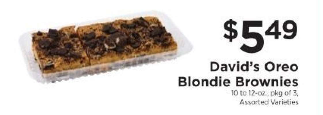 David's Oreo Blondie Brownies