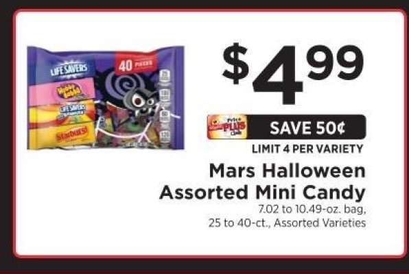 Mars Halloween Assorted Mini Candy