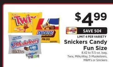 Snickers Candy Fun Size