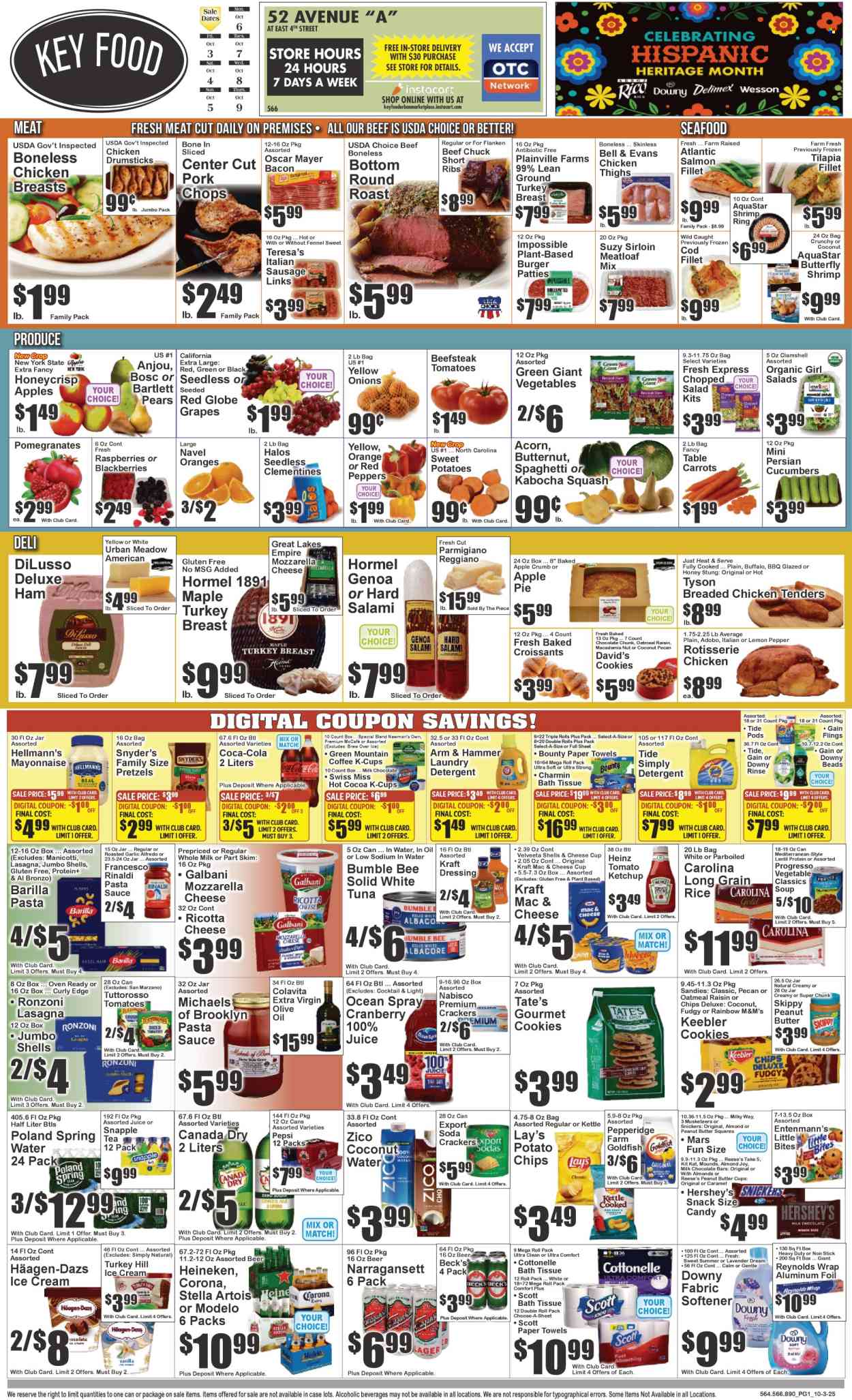 Key Food ad - 10/03/2025 - 10/09/2025. Page 1