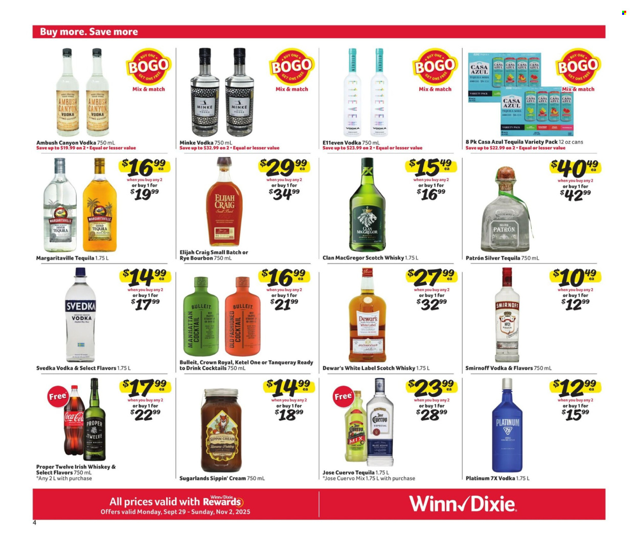 Winn Dixie ad - 09/29/2025 - 11/02/2025. Page 4