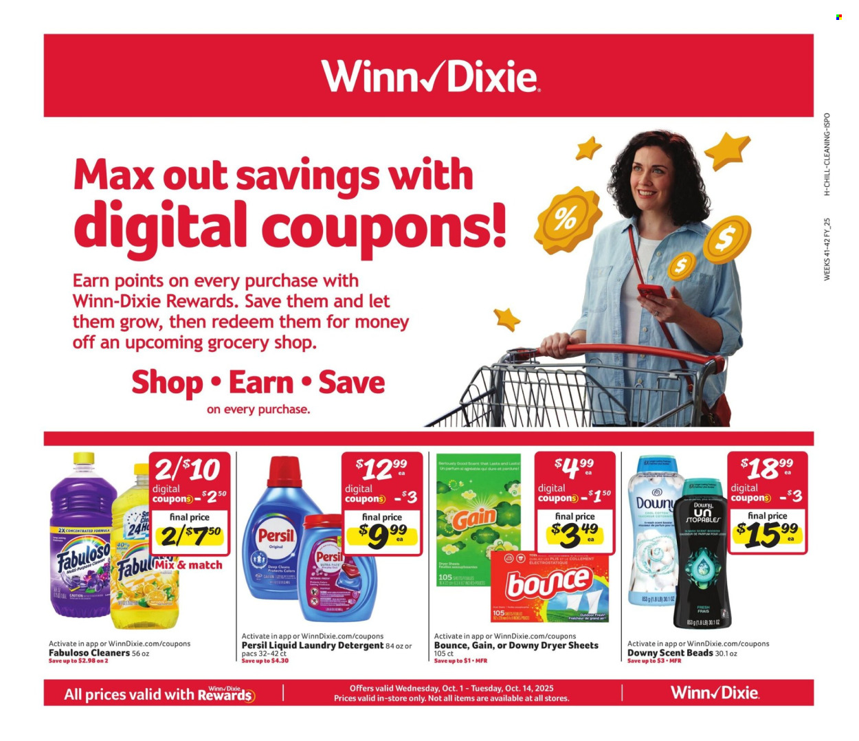 Winn Dixie ad - 10/01/2025 - 10/14/2025. Page 10