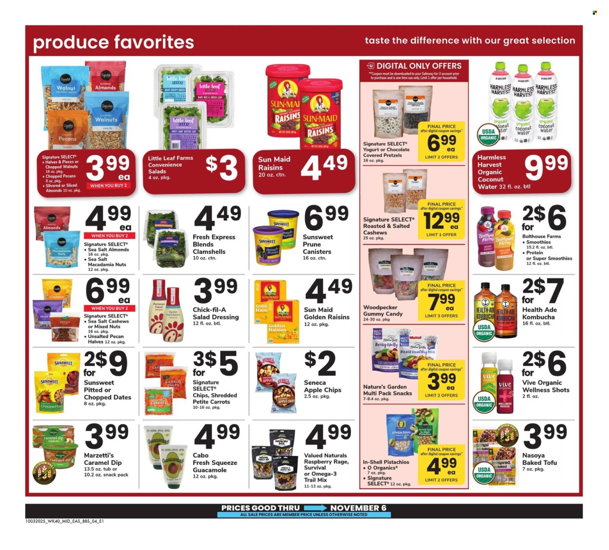 Safeway ad - 10/03/2025 - 11/06/2025. Page 4