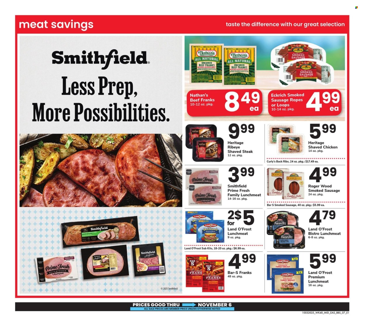Safeway ad - 10/03/2025 - 11/06/2025. Page 7