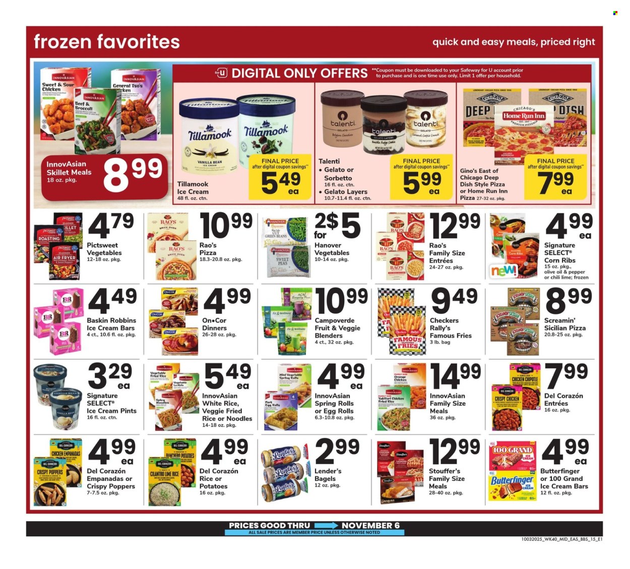 Safeway ad - 10/03/2025 - 11/06/2025. Page 15