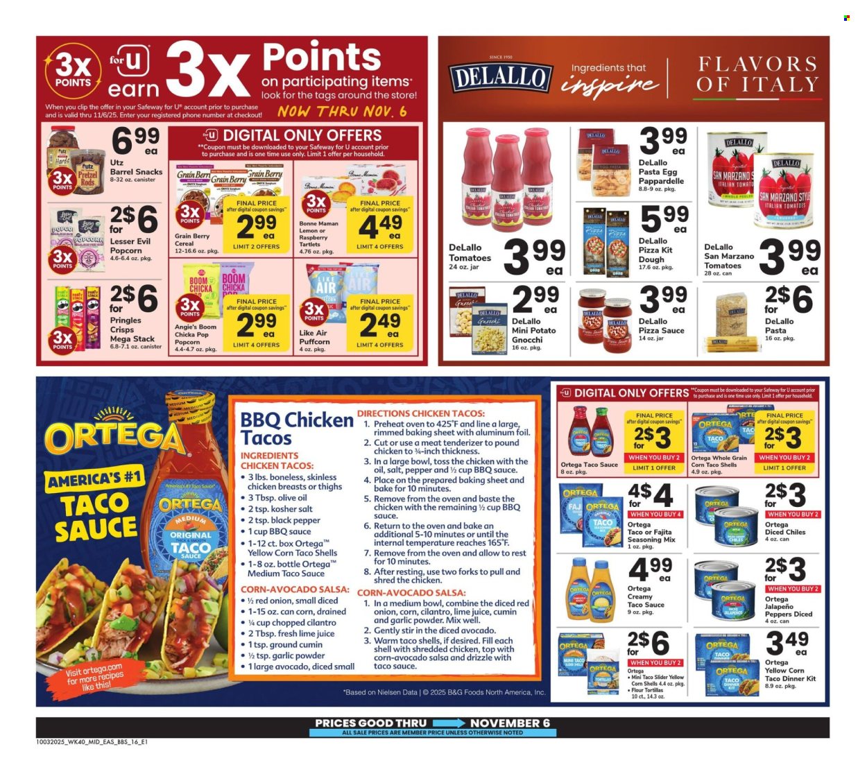 Safeway ad - 10/03/2025 - 11/06/2025. Page 16