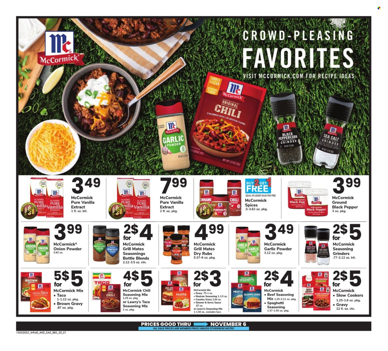 Safeway ad - 10/03/2025 - 11/06/2025. Page 20