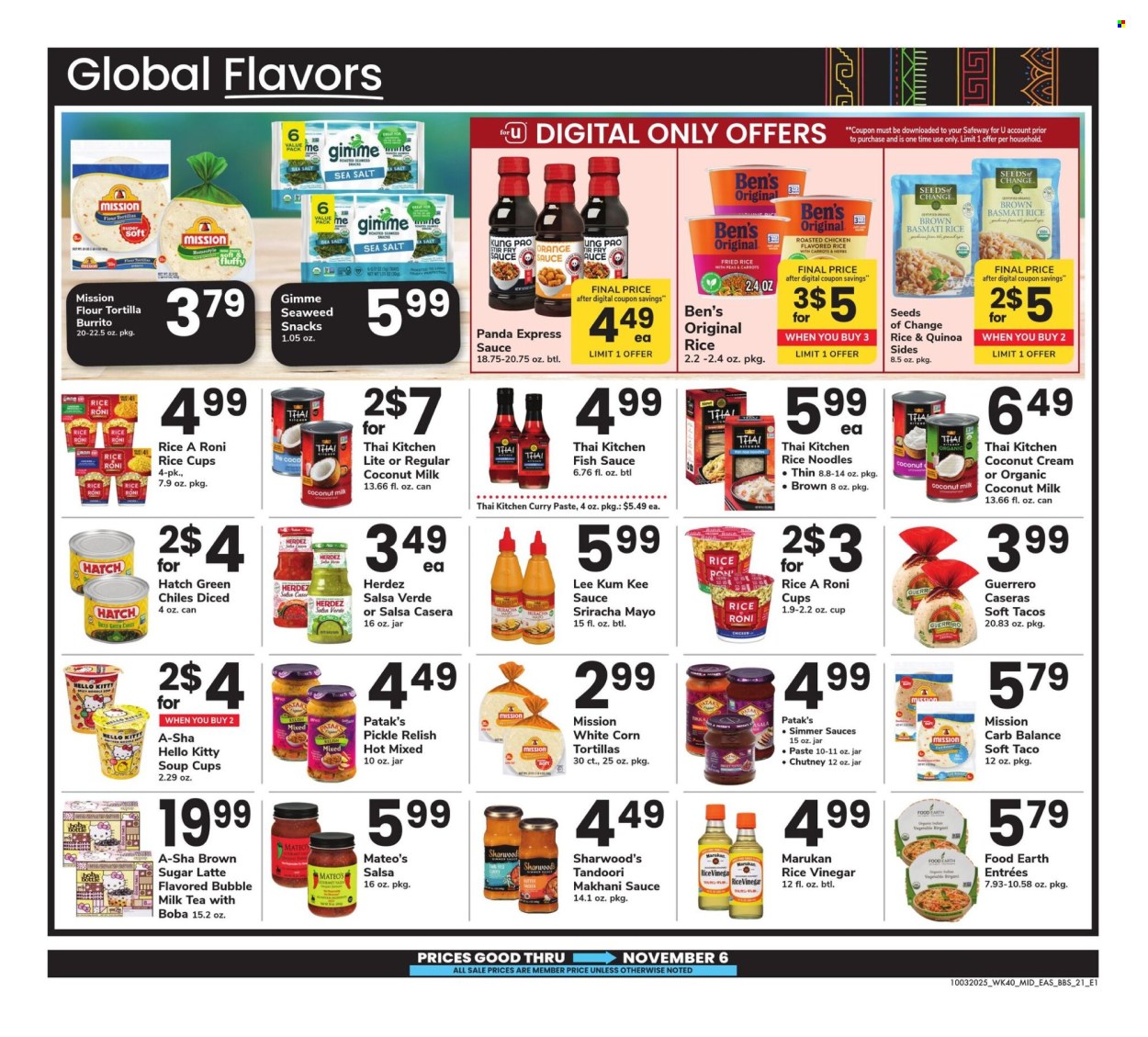 Safeway ad - 10/03/2025 - 11/06/2025. Page 21