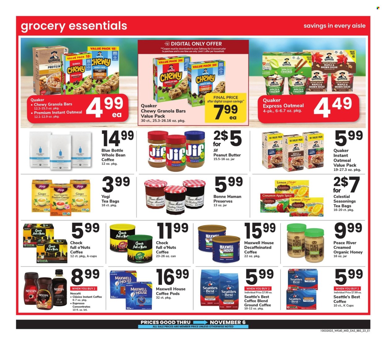 Safeway ad - 10/03/2025 - 11/06/2025. Page 23