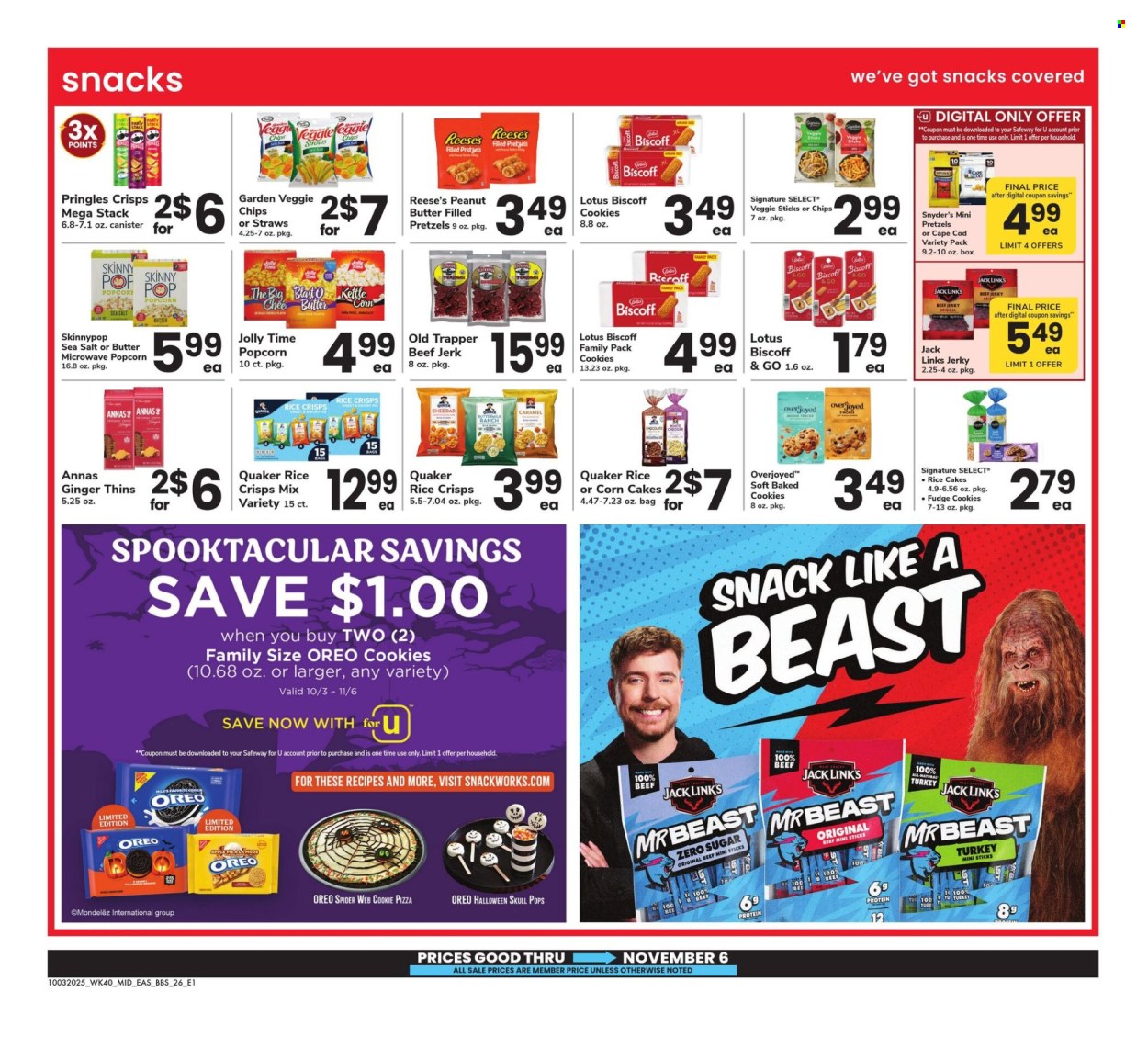 Safeway ad - 10/03/2025 - 11/06/2025. Page 26