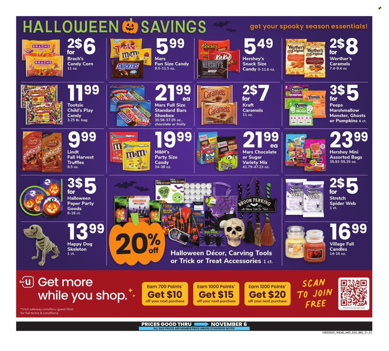 Safeway ad - 10/03/2025 - 11/06/2025. Page 31