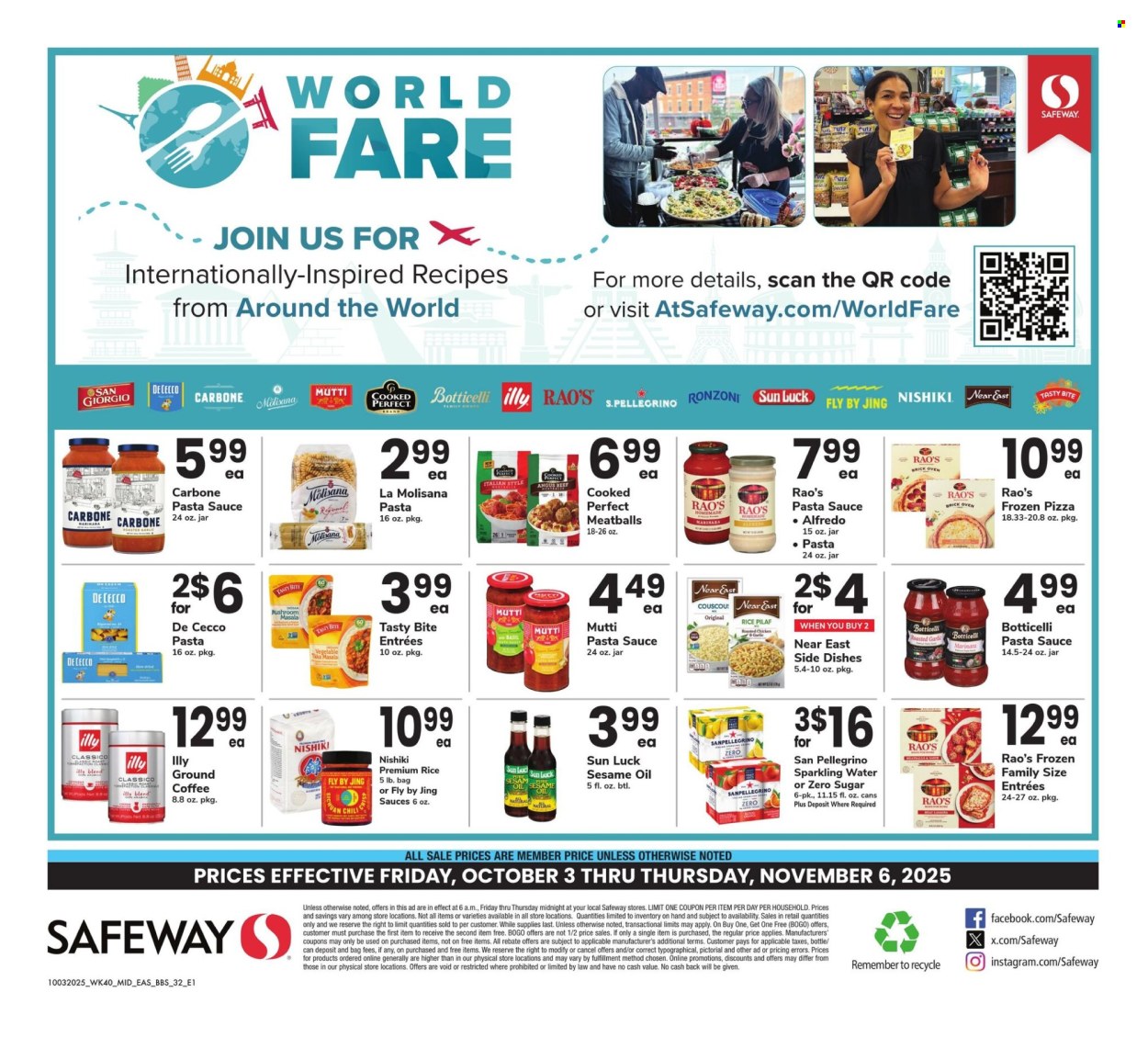 Safeway ad - 10/03/2025 - 11/06/2025. Page 32