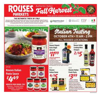 Rouses Markets Flyer - 10/01/2025 - 11/05/2025.