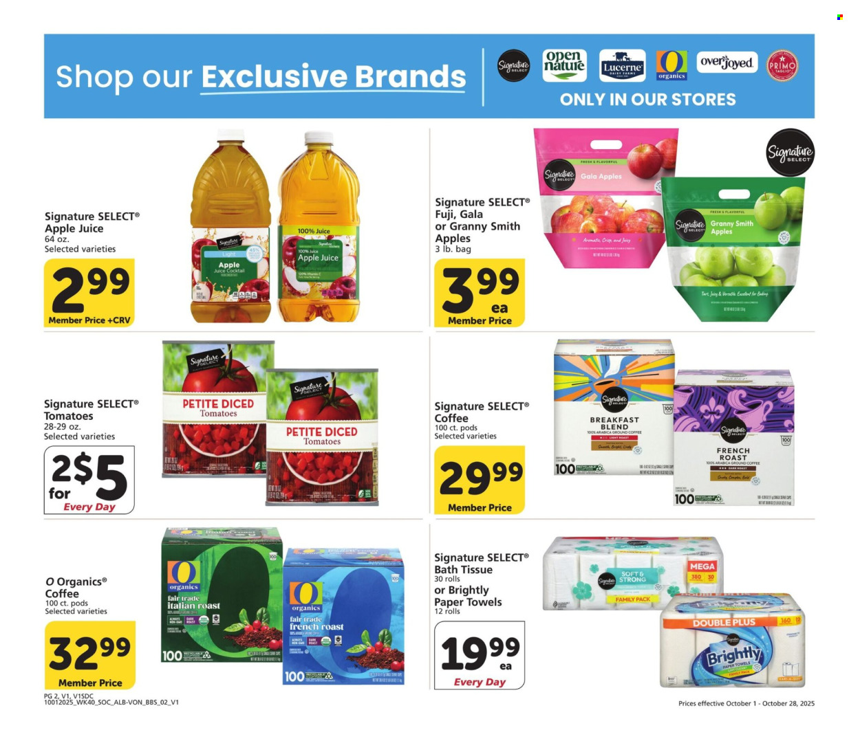 Albertsons ad - 10/01/2025 - 10/28/2025. Page 2