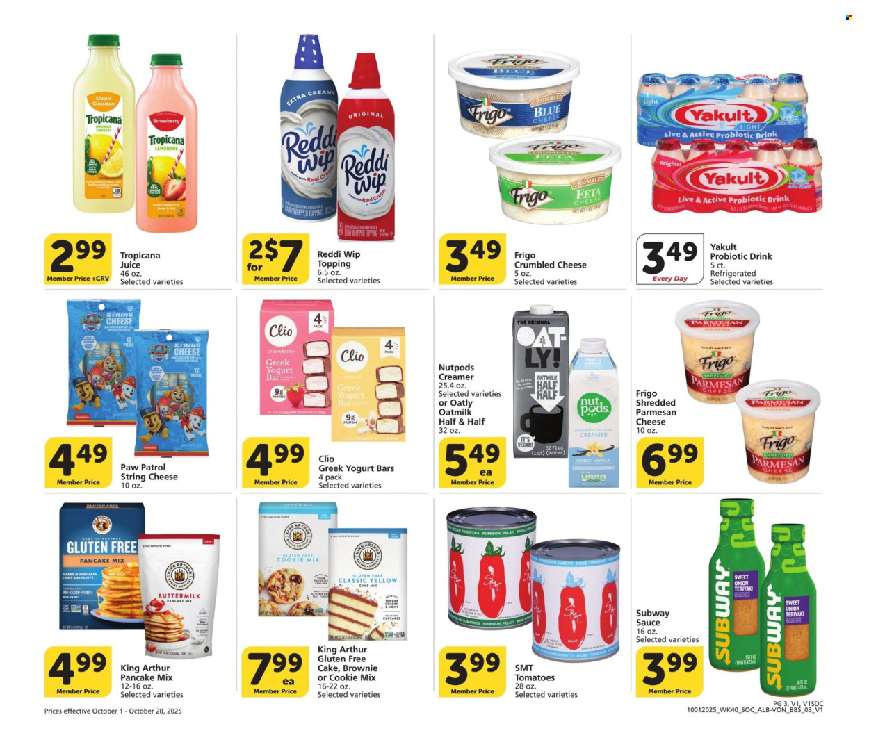 Albertsons ad - 10/01/2025 - 10/28/2025. Page 3