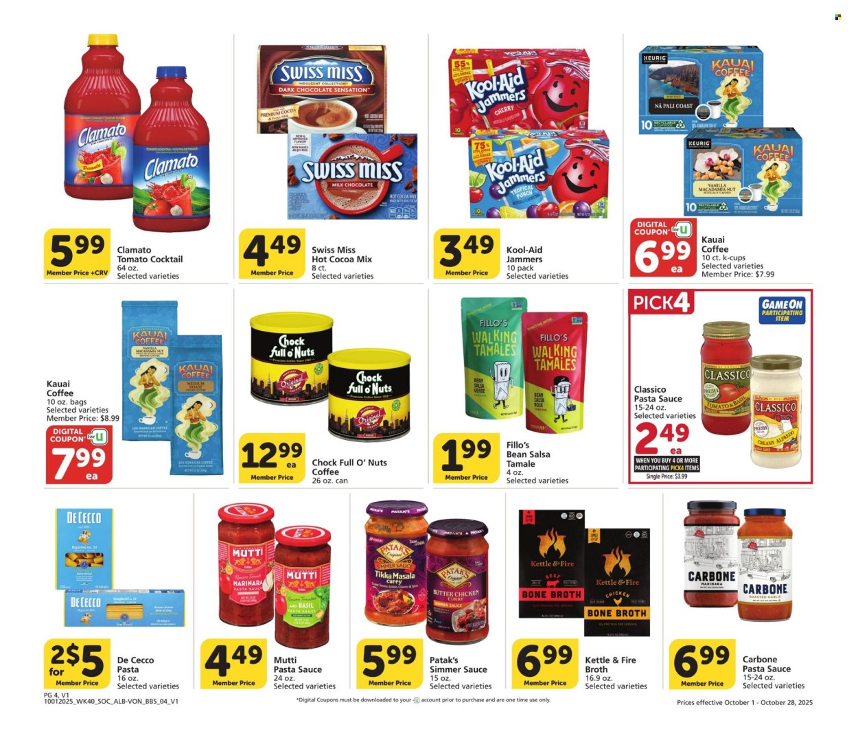 Albertsons ad - 10/01/2025 - 10/28/2025. Page 4