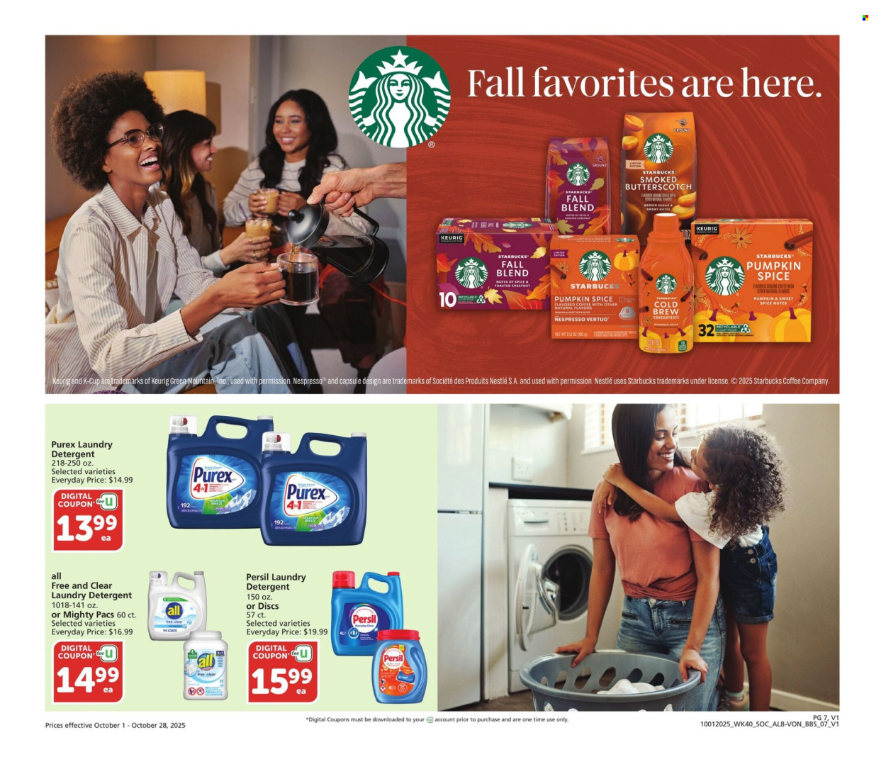Albertsons ad - 10/01/2025 - 10/28/2025. Page 7