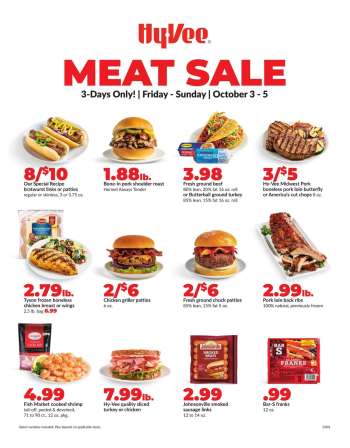 Hy-Vee Flyer - 10/03/2025 - 10/05/2025.