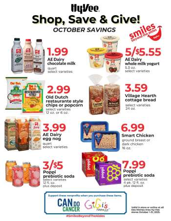 Hy-Vee Flyer - 10/01/2025 - 10/31/2025.