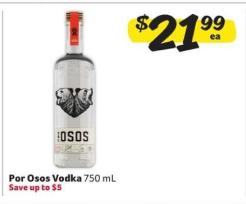 Por Osos Vodka
