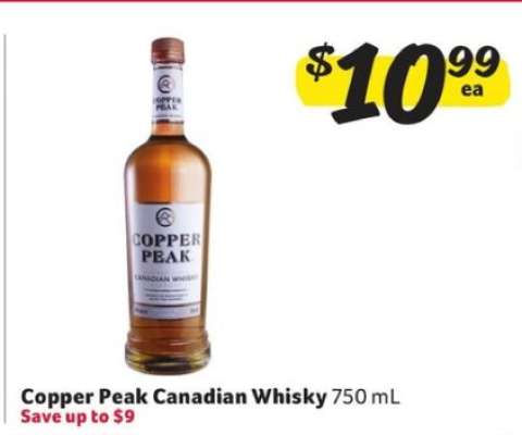 Copper Peak Canadian Whisky