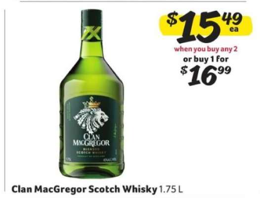 Clan MacGregor Scotch Whisky