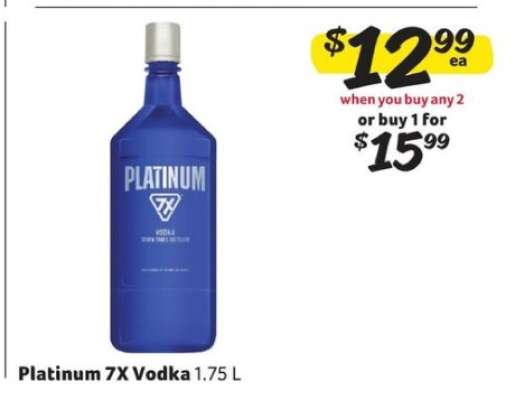 Platinum 7x Vodka