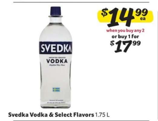 Svedka Vodka & Select Flavors