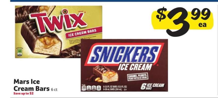 Mars Ice Cream Bars
