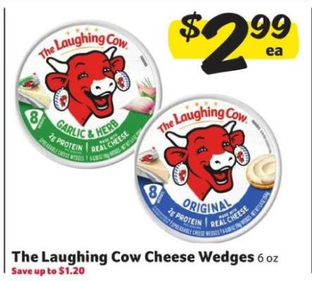 The Laughing Cow Cheese Wedges