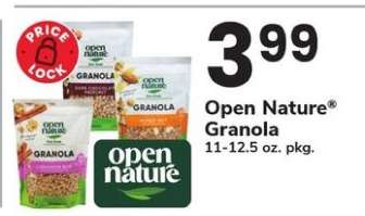Open Nature Granola