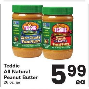 Teddie All Natural Peanut Butter