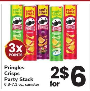 Pringles Crisps Party Stack