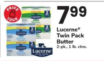 Lucerne Twin Pack Butter