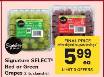 Signature SELECT Red or Green Grapes