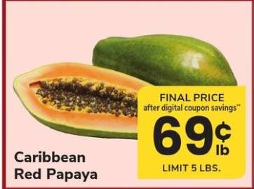 Caribbean Red Papaya