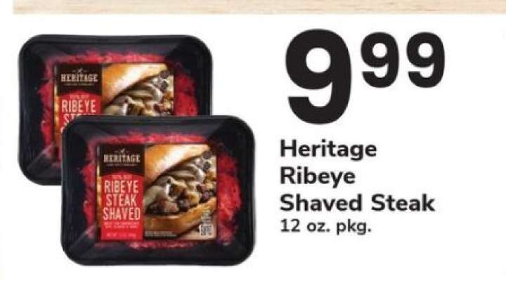 Heritage Ribeye Shaved Steak