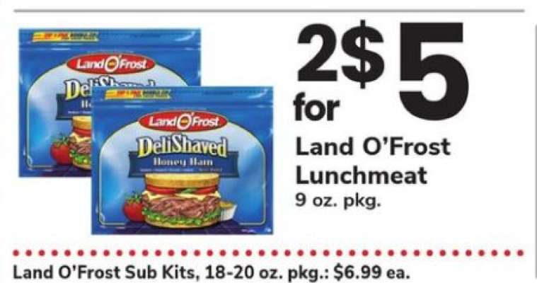 Land O’ Frost lunchmeat