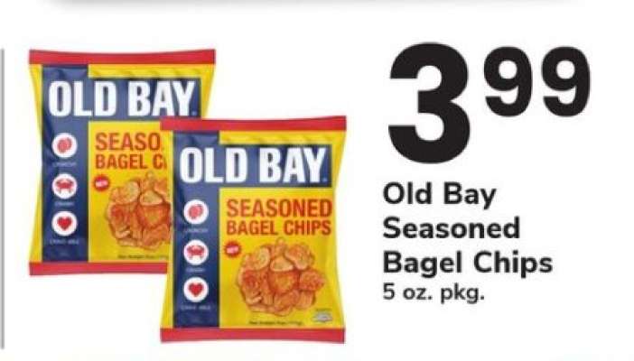 Old Bay Seasoned Bagel Chips