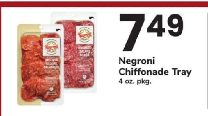 Negroni Chiffonade Tray