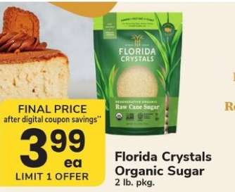 Florida Crystals Organic Sugar