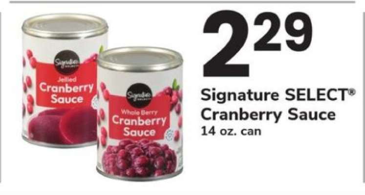 Signature Select Cranberry Sauce