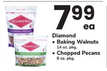 Diamond Baking Walnuts / Chopped Pecans