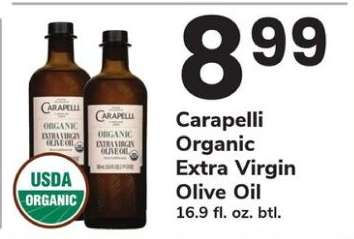 Carapelli Organic Extra Virgin Olive Oil